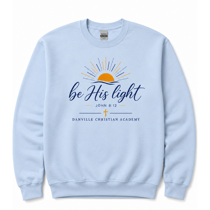 Be His Light Sweatshirt - Light Blue