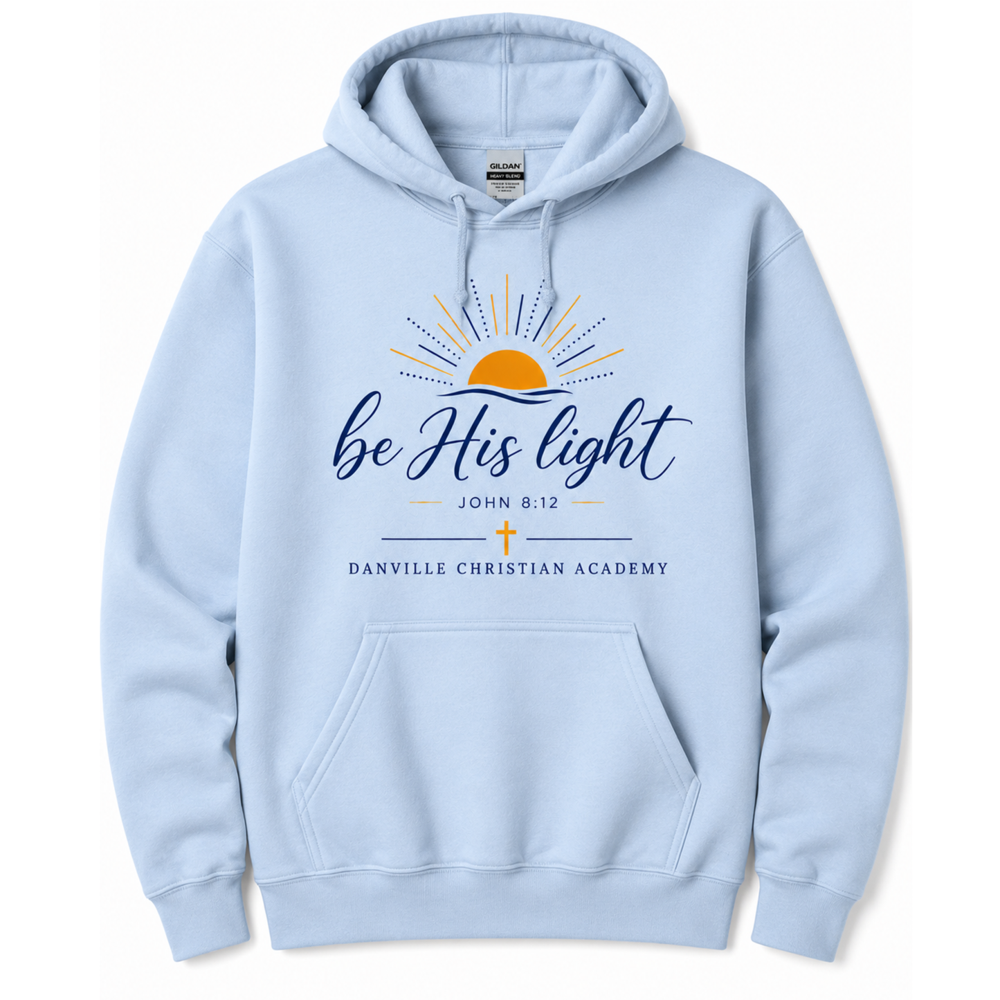 Be His Light Sweatshirt - Light Blue