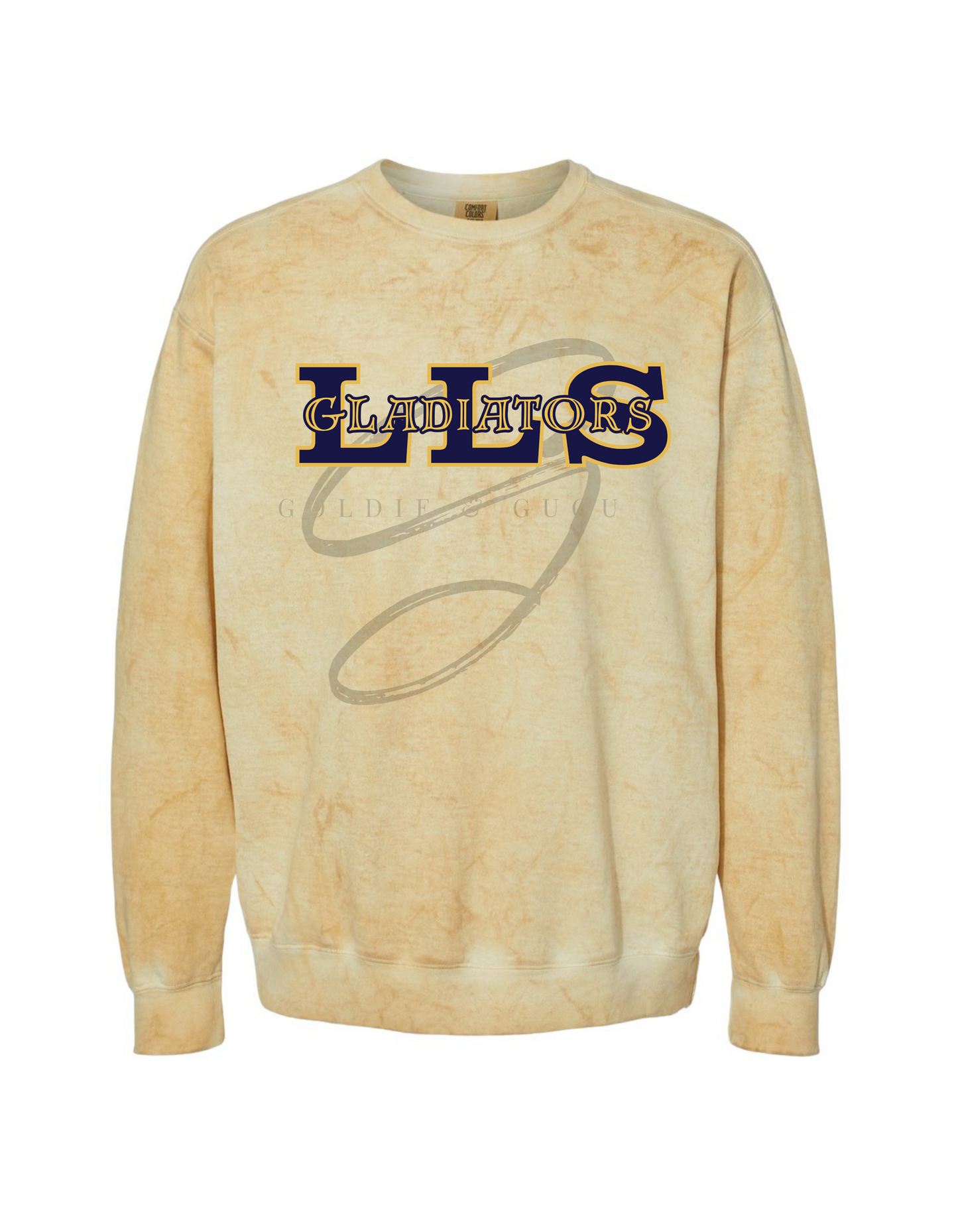 ADULT LLS Acid Wash School Spirit Sweatshirt