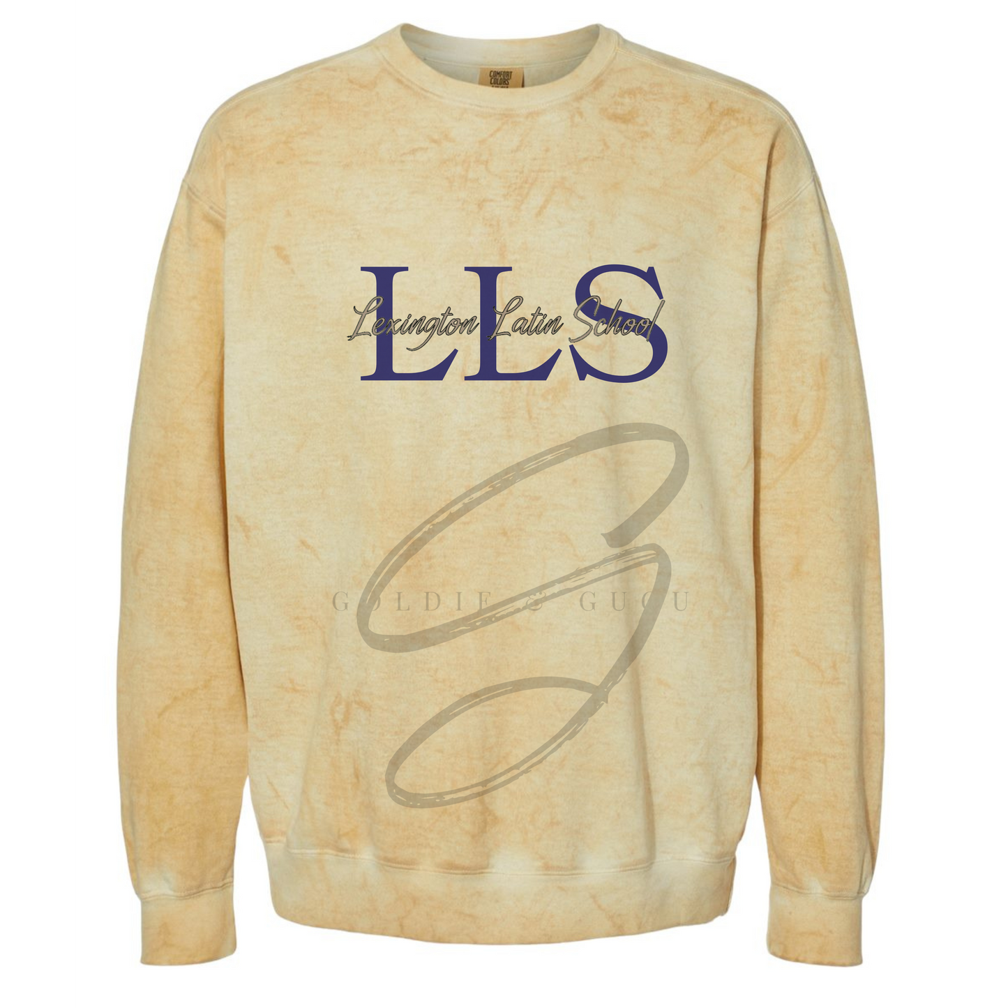 ADULT LLS Acid Wash School Spirit Sweatshirt