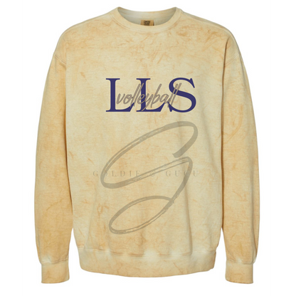 ADULT LLS Acid Wash School Spirit Sweatshirt