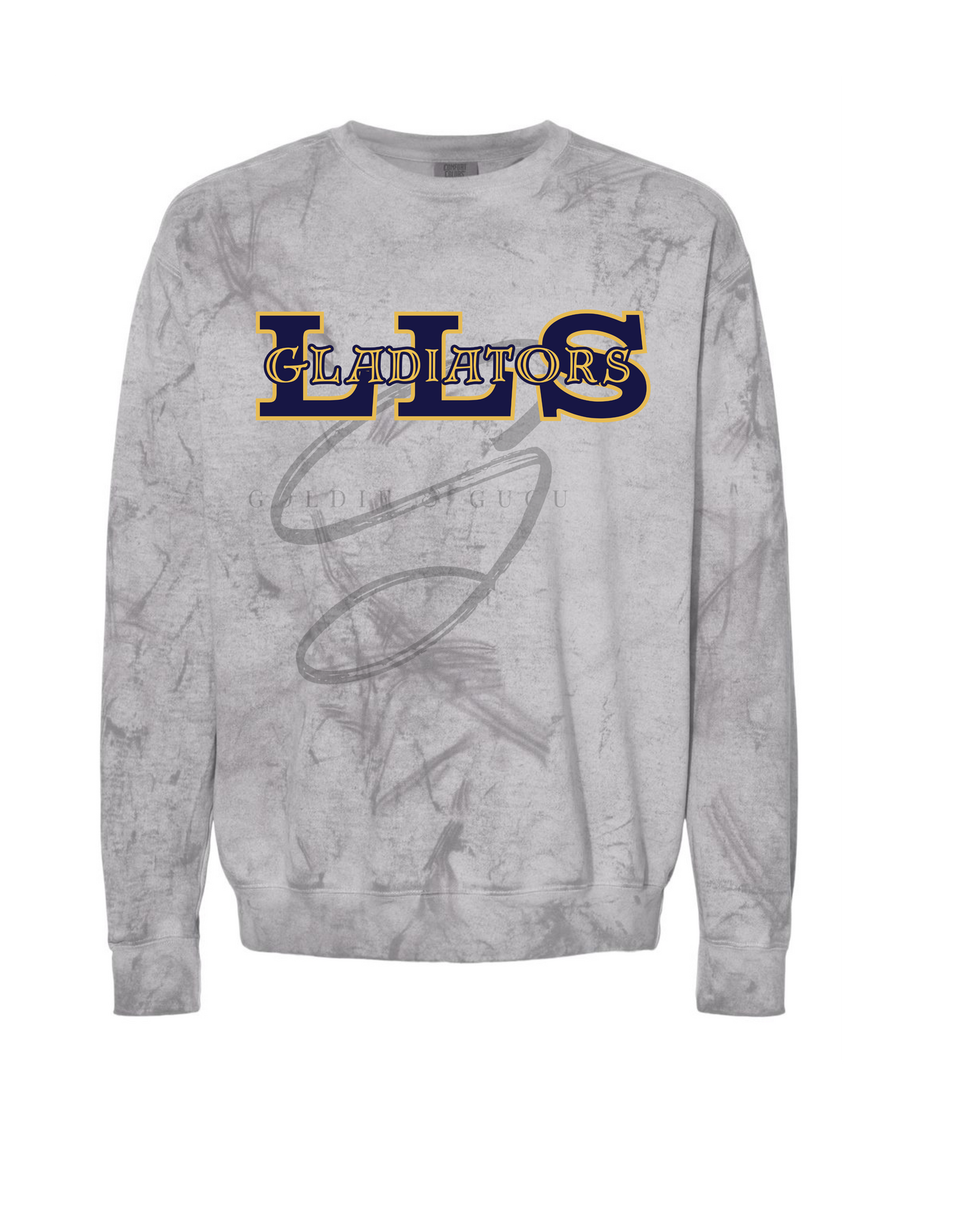 ADULT LLS Acid Wash School Spirit Sweatshirt