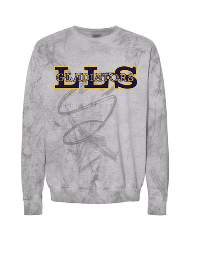 ADULT LLS Acid Wash School Spirit Sweatshirt